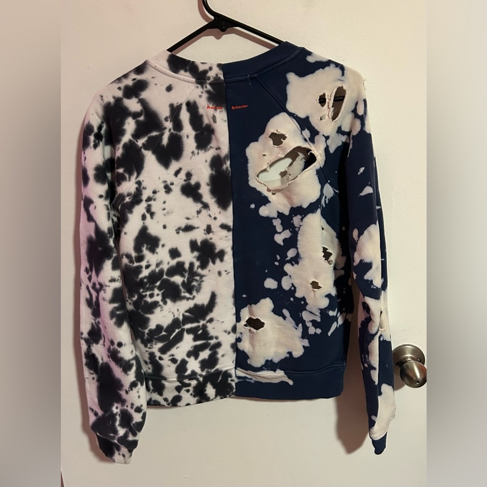 Proenza Schouler PSWL Tie Dye Long Sleeve Shirt/Sweatshirt - Picture 8 of 8